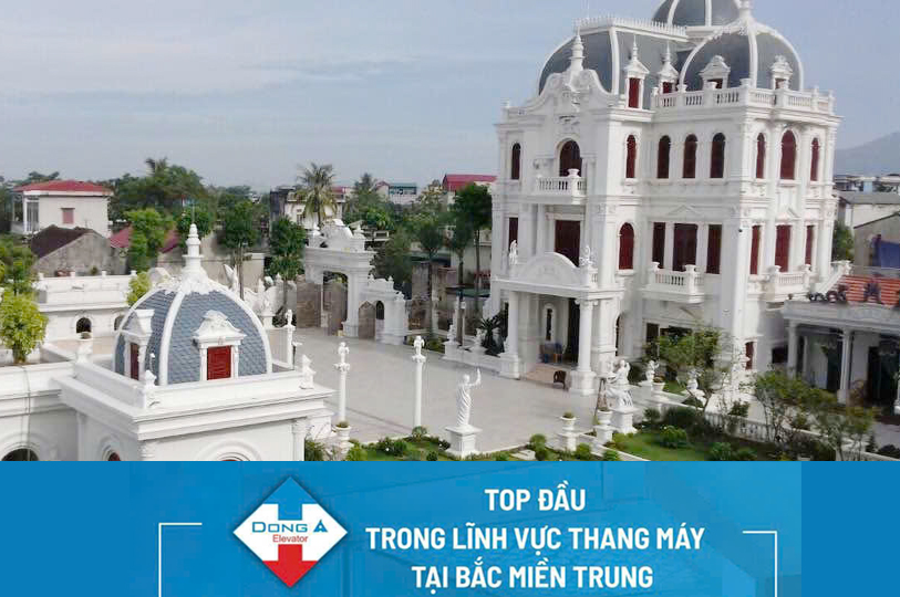 Thi công thang máy lồng kính biệt thự