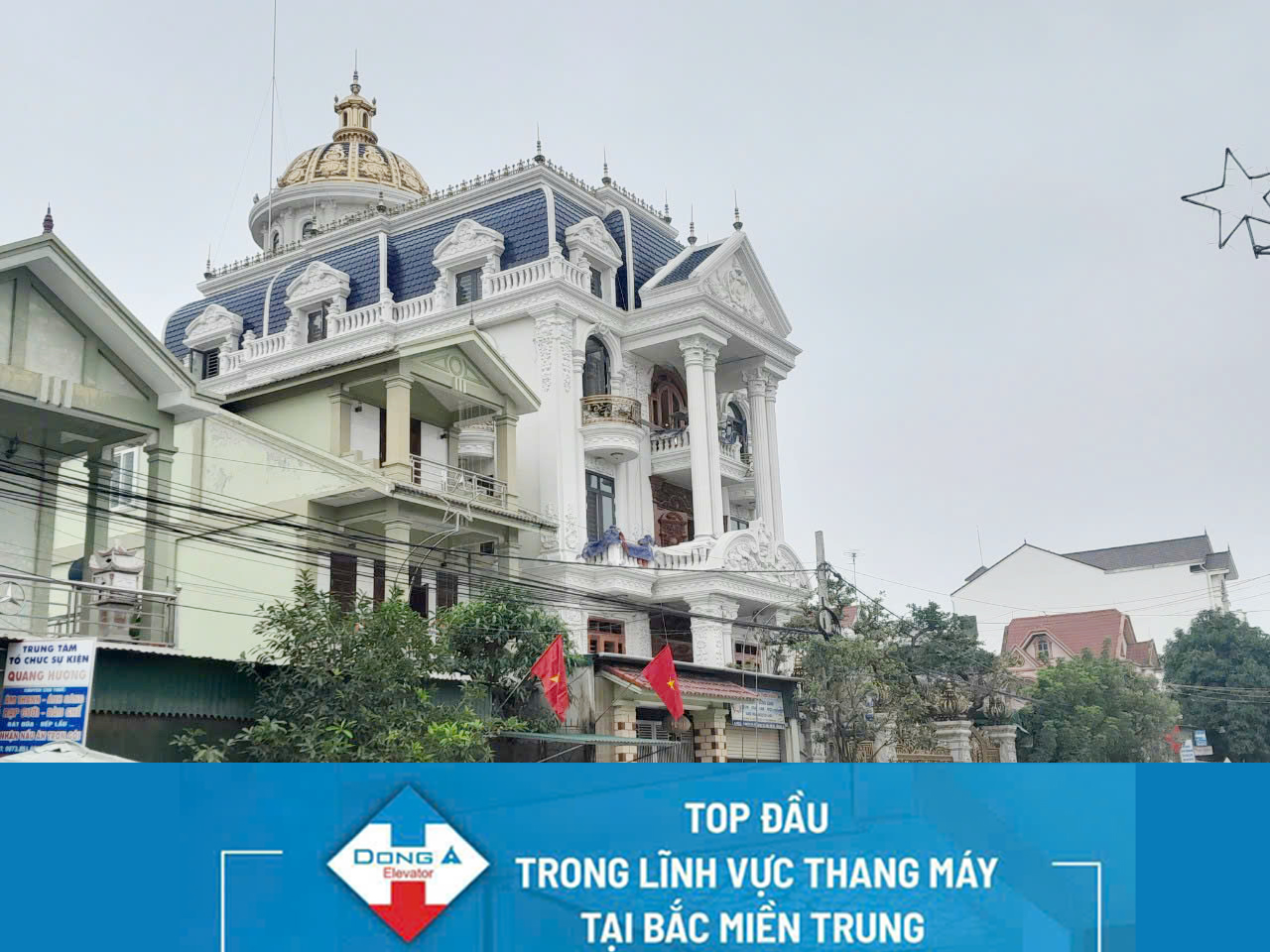 Thi công thang máy biệt thự