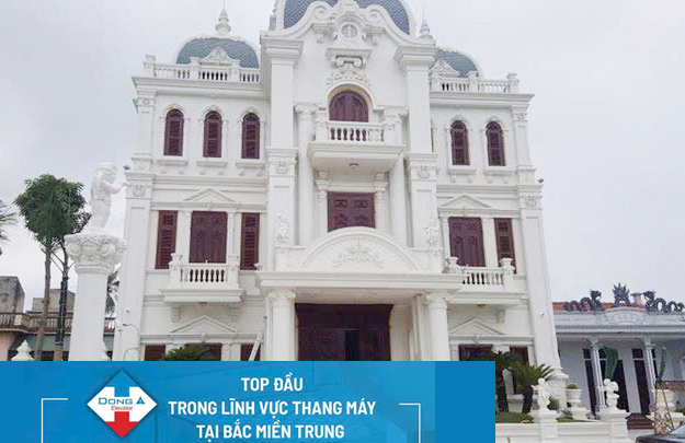 Thi công thang máy lồng kính biệt thự