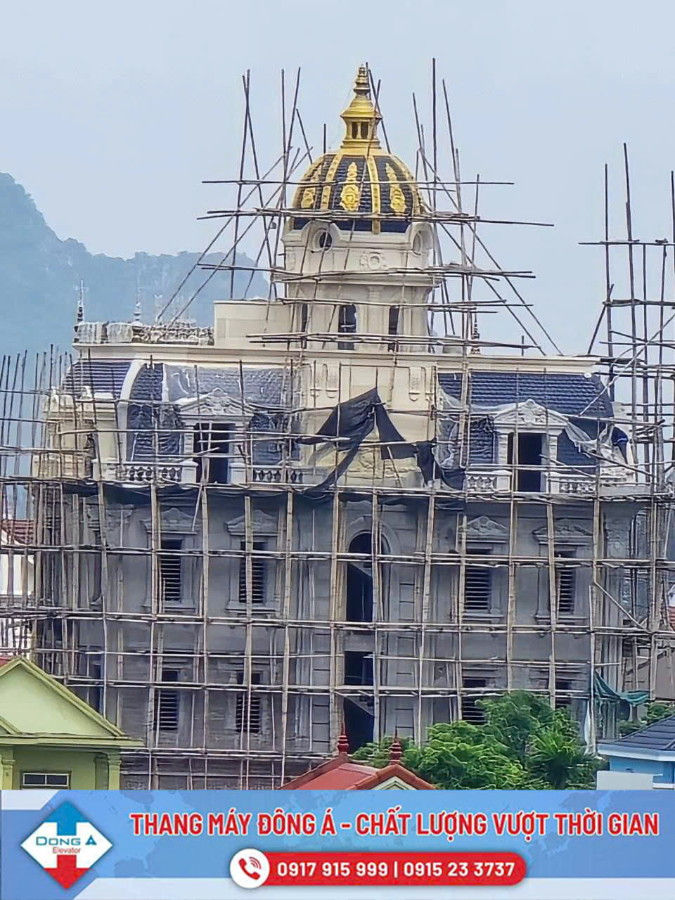 Thi công thang máy biệt thự